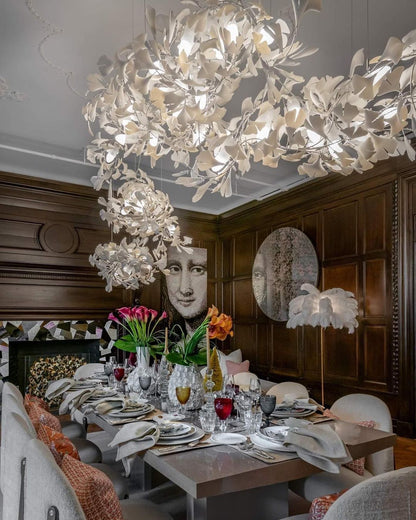 Gingko Leaves Ceiling fixture Chandelier