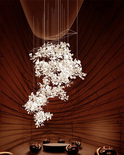 Gingko Leaves Ceiling fixture Chandelier