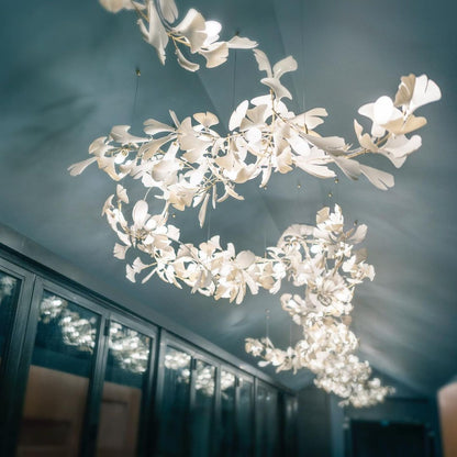 Gingko Leaves Ceiling fixture Chandelier