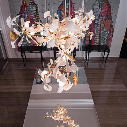 Gingko Leaves Ceiling fixture Chandelier