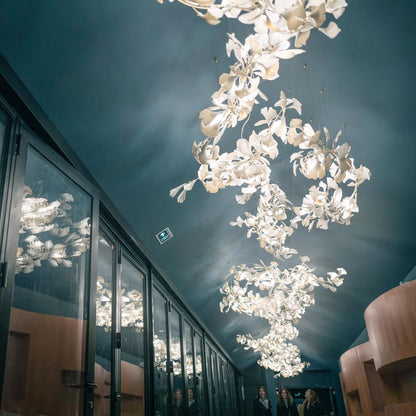 Gingko Leaves Ceiling fixture Chandelier