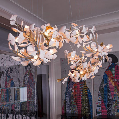 Gingko Leaves Ceiling fixture Chandelier