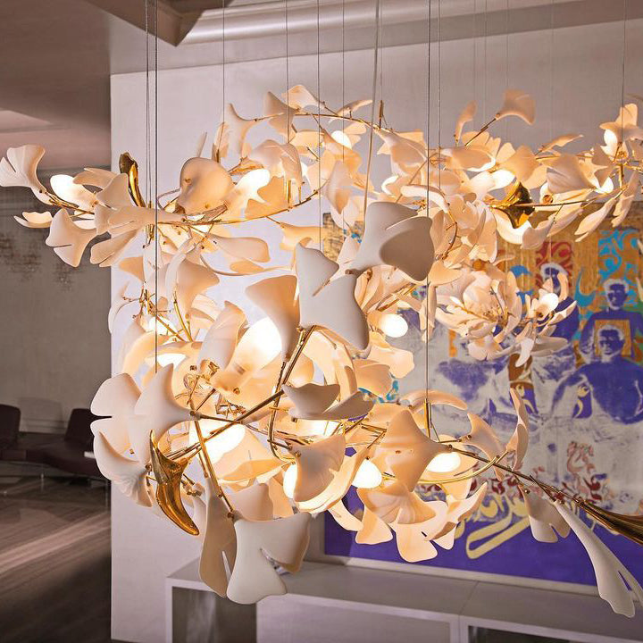 Gingko Leaves Ceiling fixture Chandelier