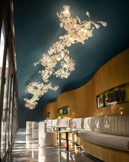 Gingko Leaves Ceiling fixture Chandelier