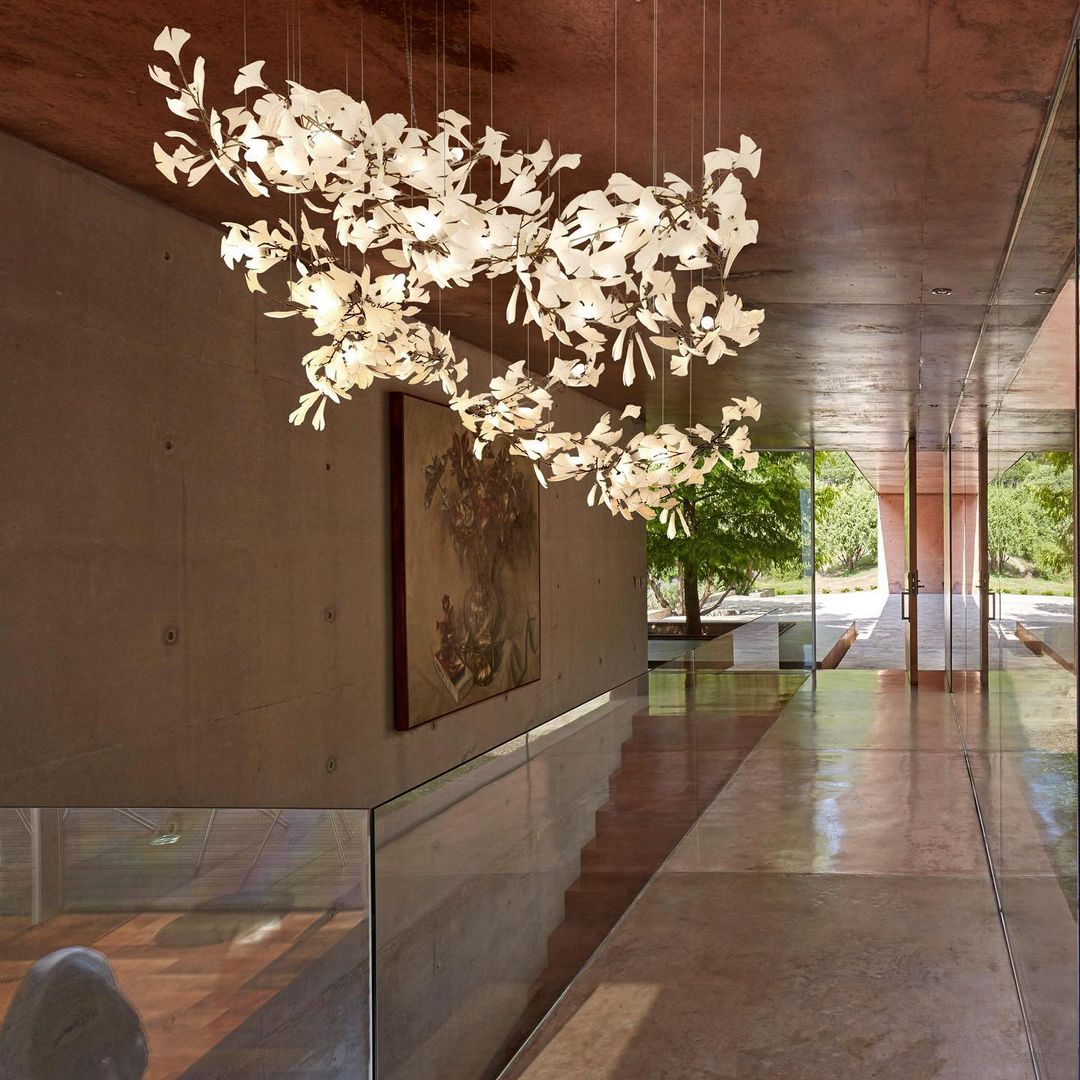 Gingko Leaves Ceiling fixture Chandelier