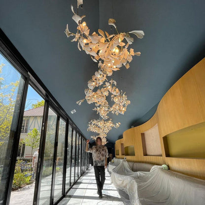 Gingko Leaves Ceiling fixture Chandelier