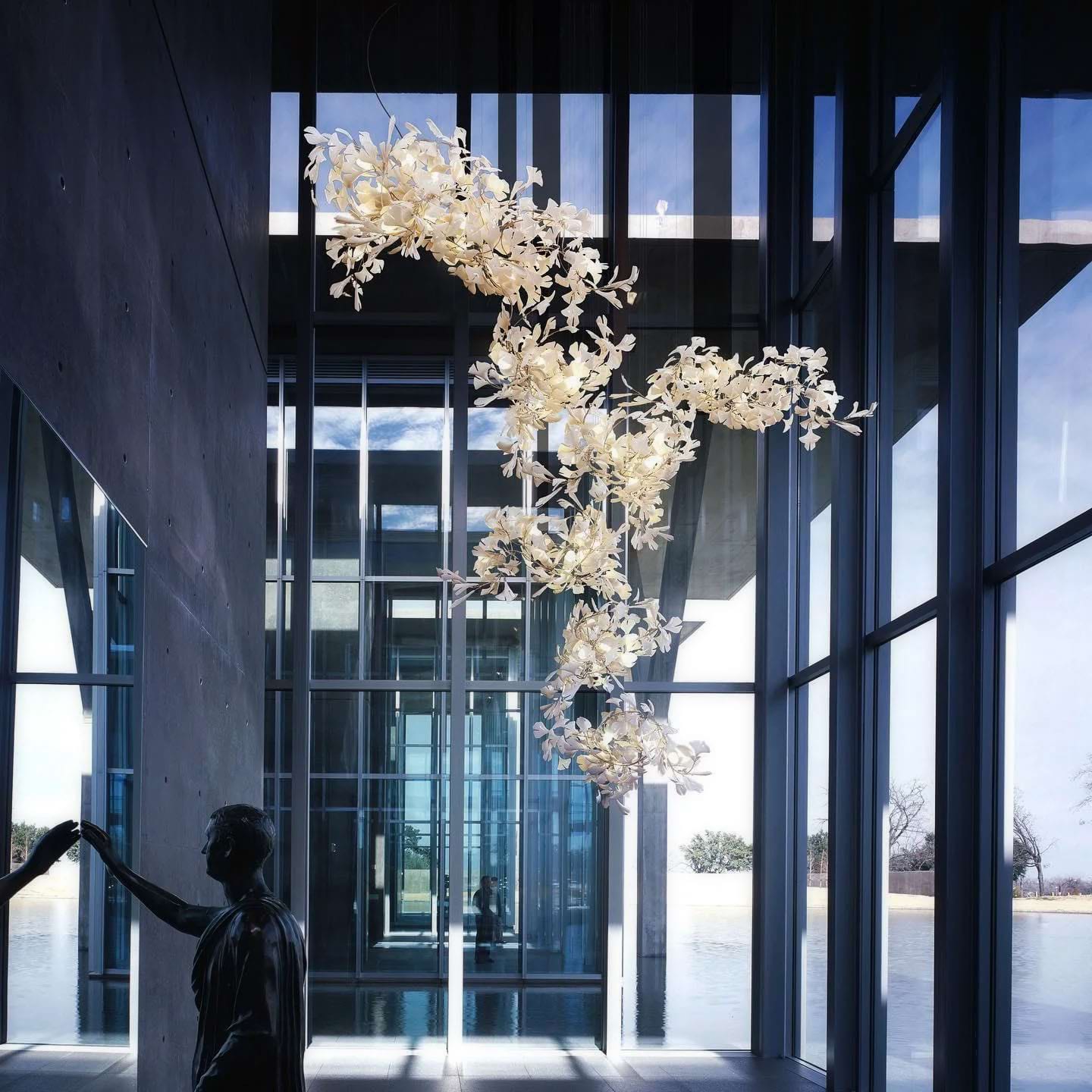 Gingko Leaves Ceiling fixture Chandelier