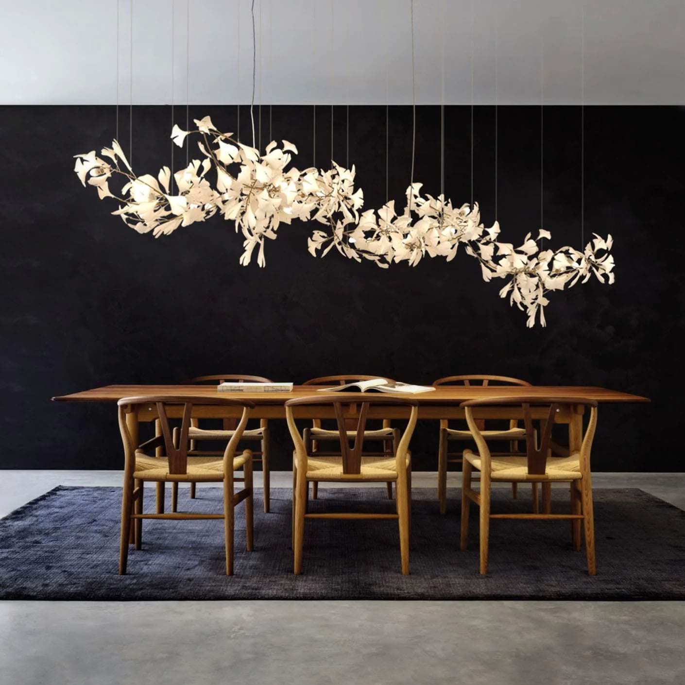 Gingko Leaves Ceiling fixture Chandelier