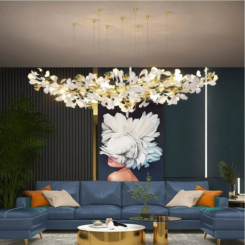 Gingko Leaves Ceiling fixture Chandelier