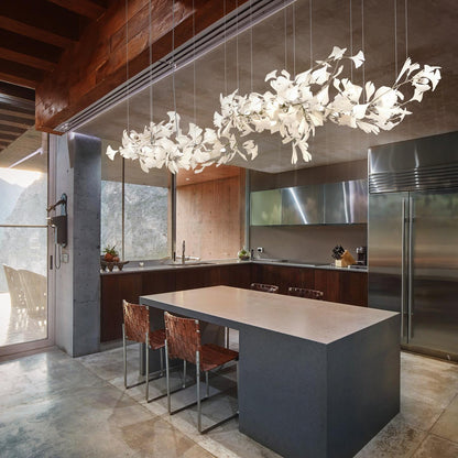 Gingko Leaves Ceiling fixture Chandelier