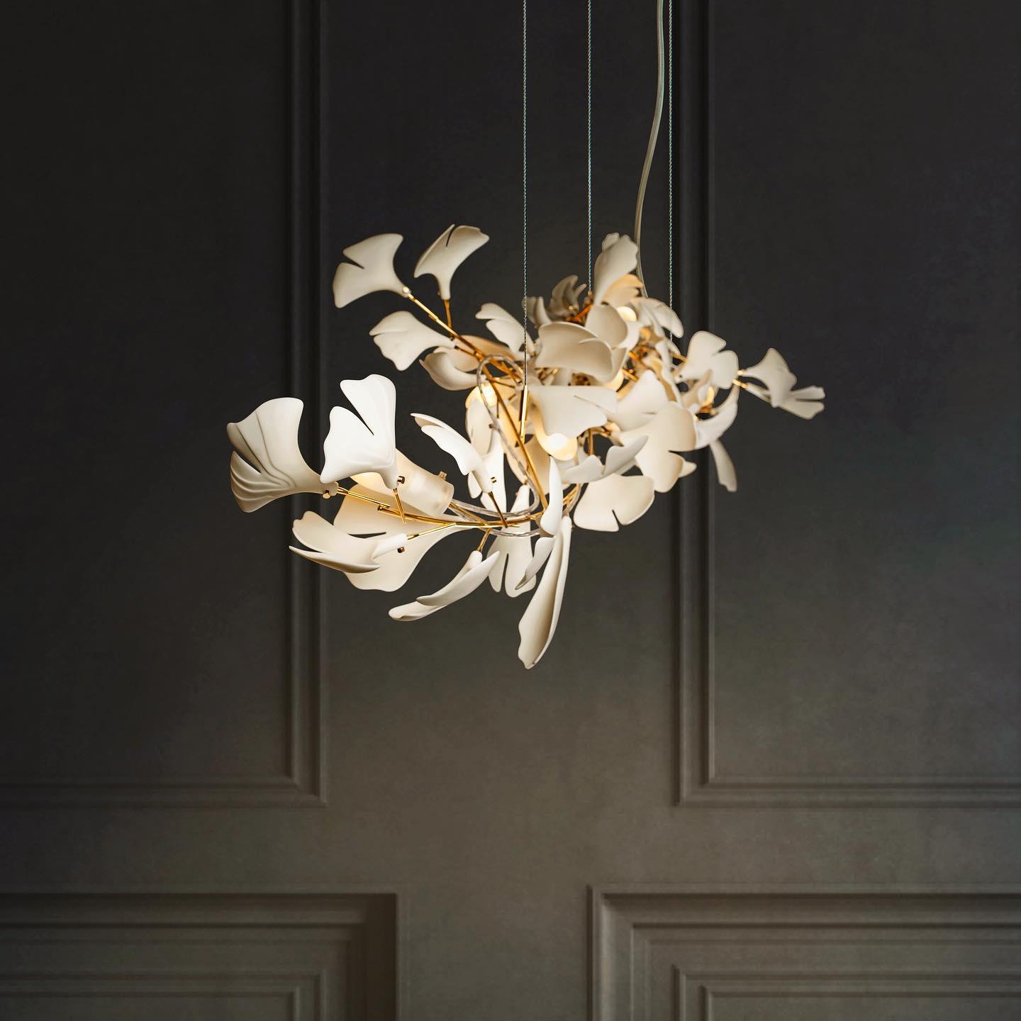 Gingko Candelabrum Chandelier A