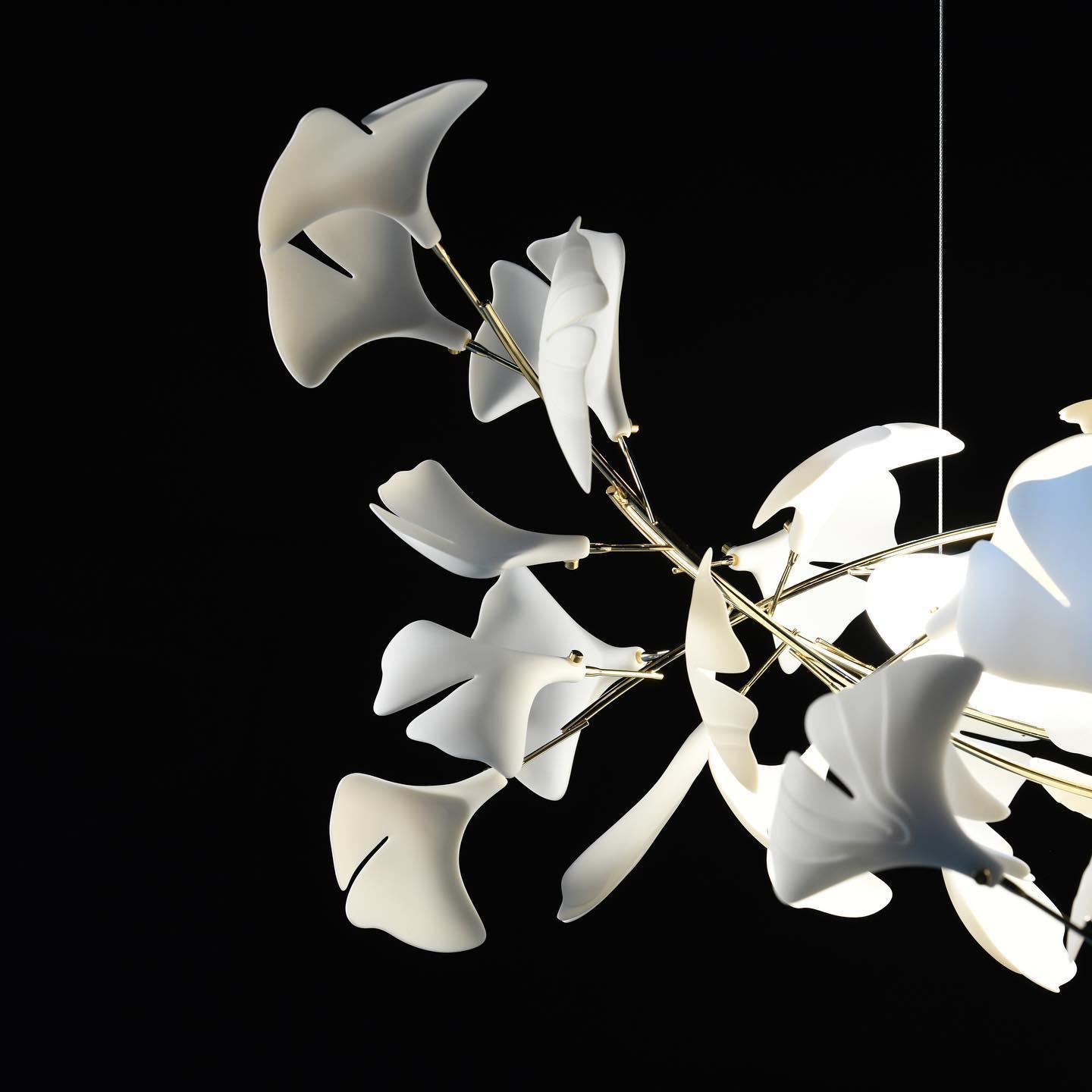 Gingko Candelabrum Chandelier A