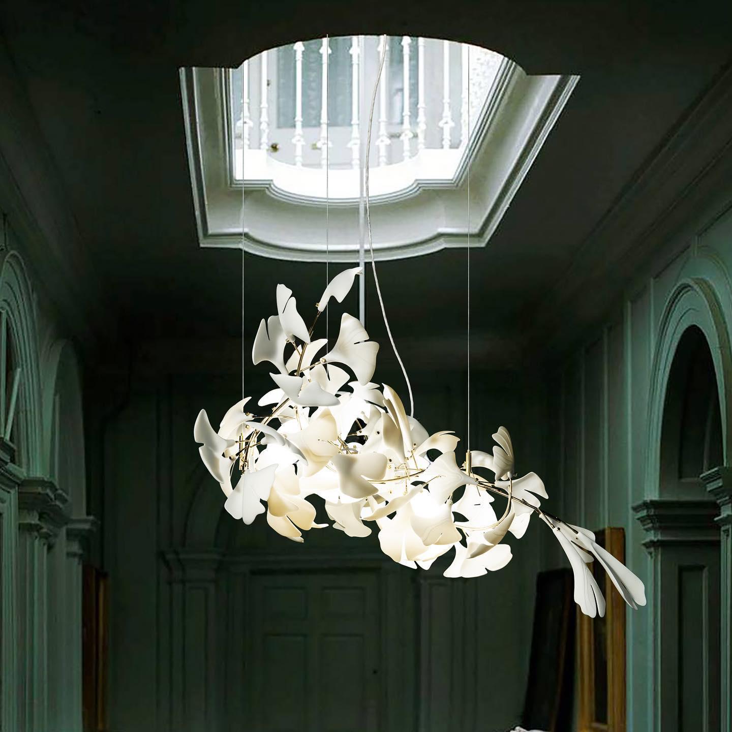 Gingko Candelabrum Chandelier A