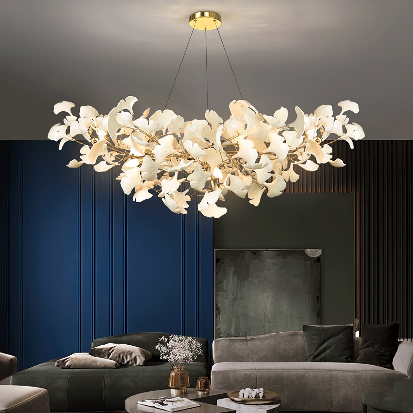 Gingko Candelabrum Chandelier B