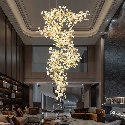 Gingko Ceiling fixture Chandelier F