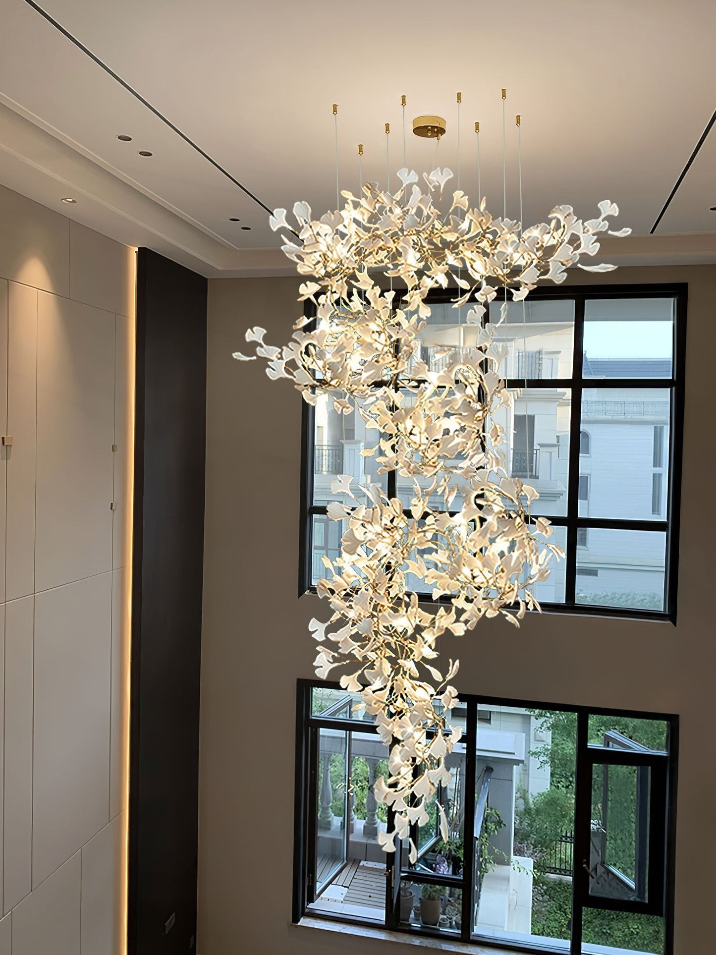 Gingko Ceiling fixture Chandelier F