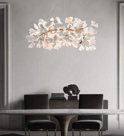 Gingko Ceiling fixture Chandelier U