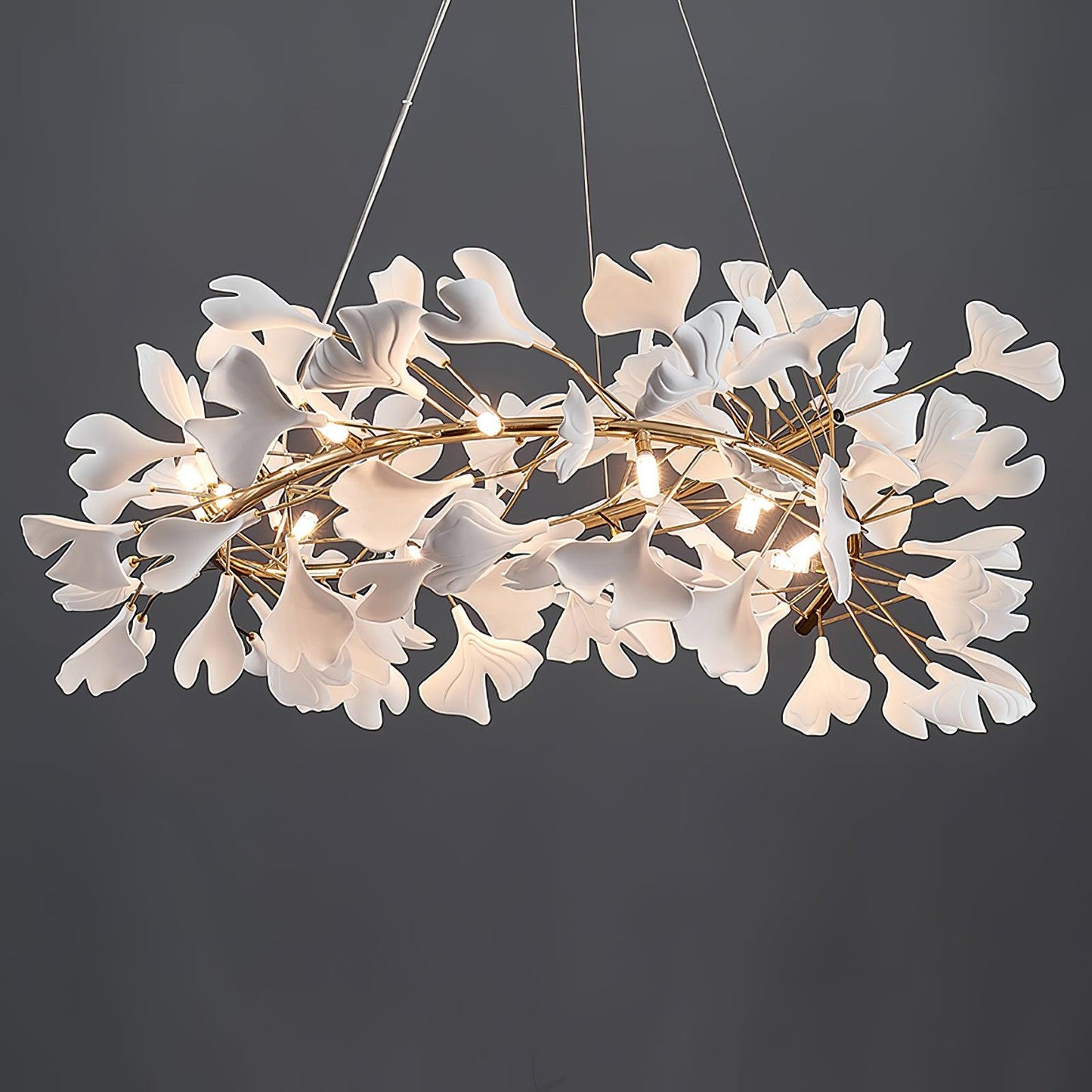 Gingko Ceiling fixture Chandelier U