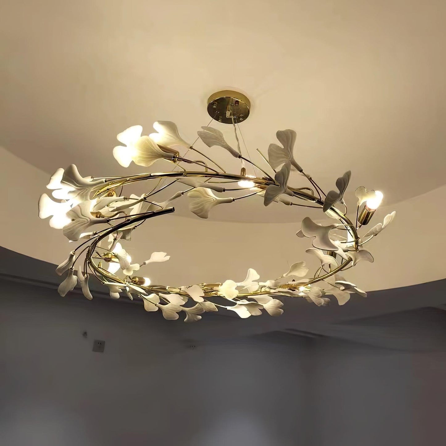 Gingko Ceiling fixture Chandelier U