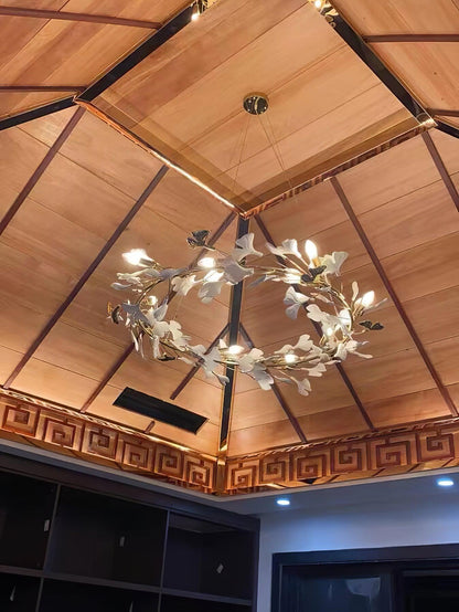 Gingko Ceiling fixture Chandelier U