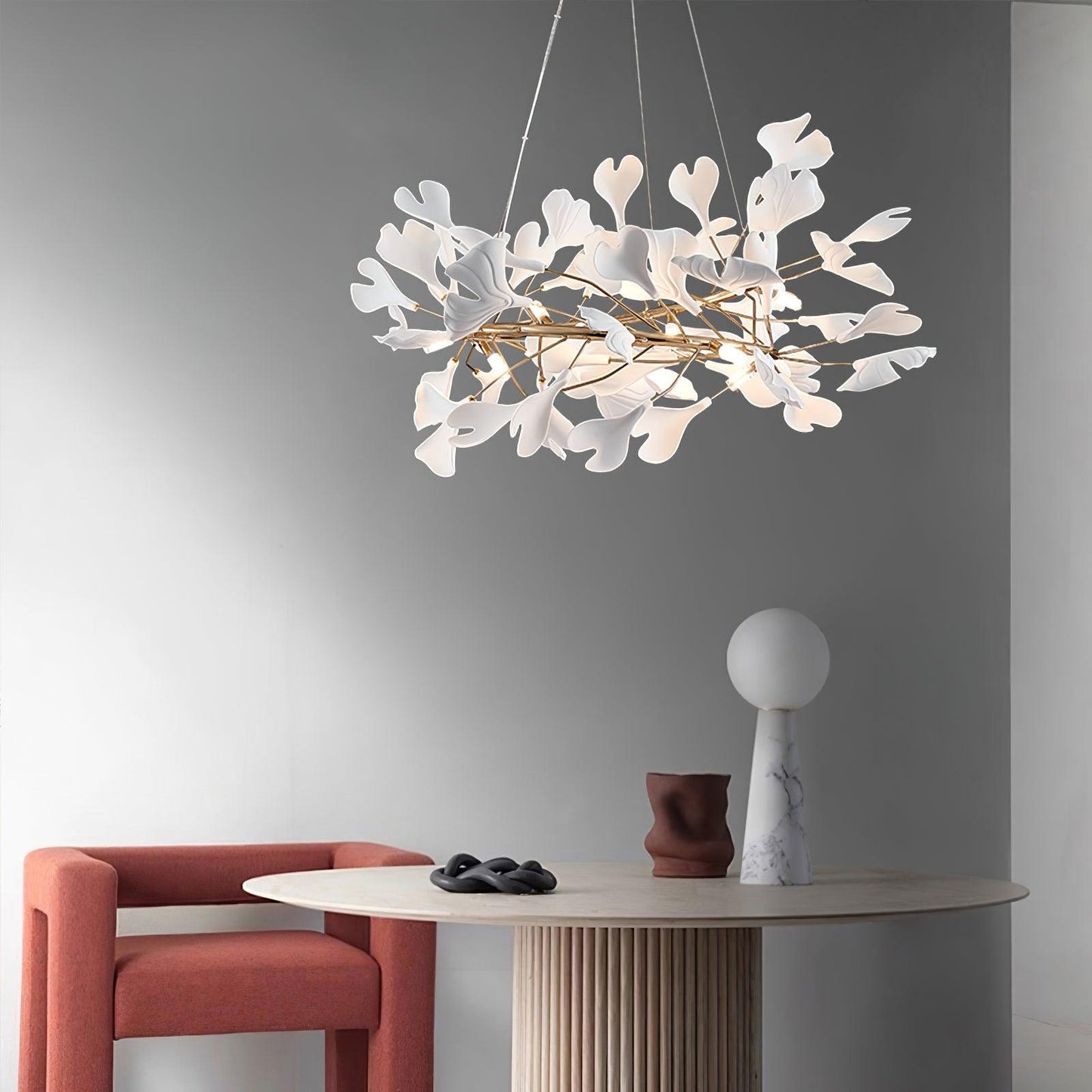 Gingko Ceiling fixture Chandelier U