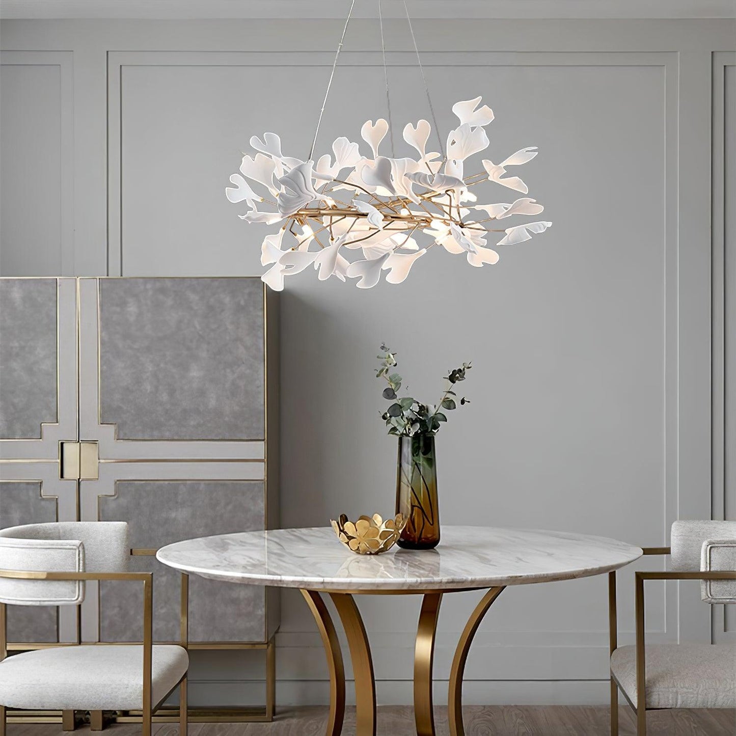 Gingko Ceiling fixture Chandelier U