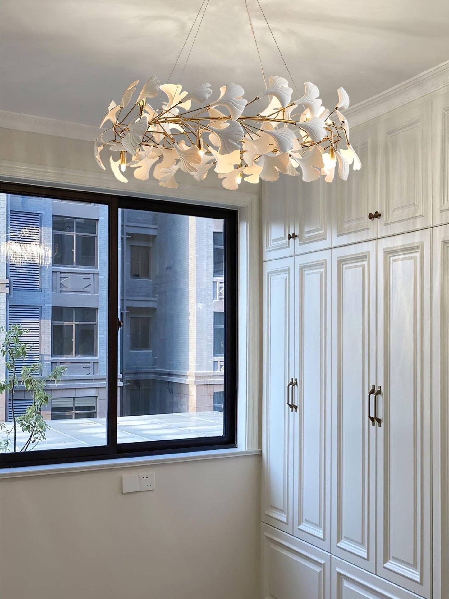 Gingko Gasolier Chandelier O