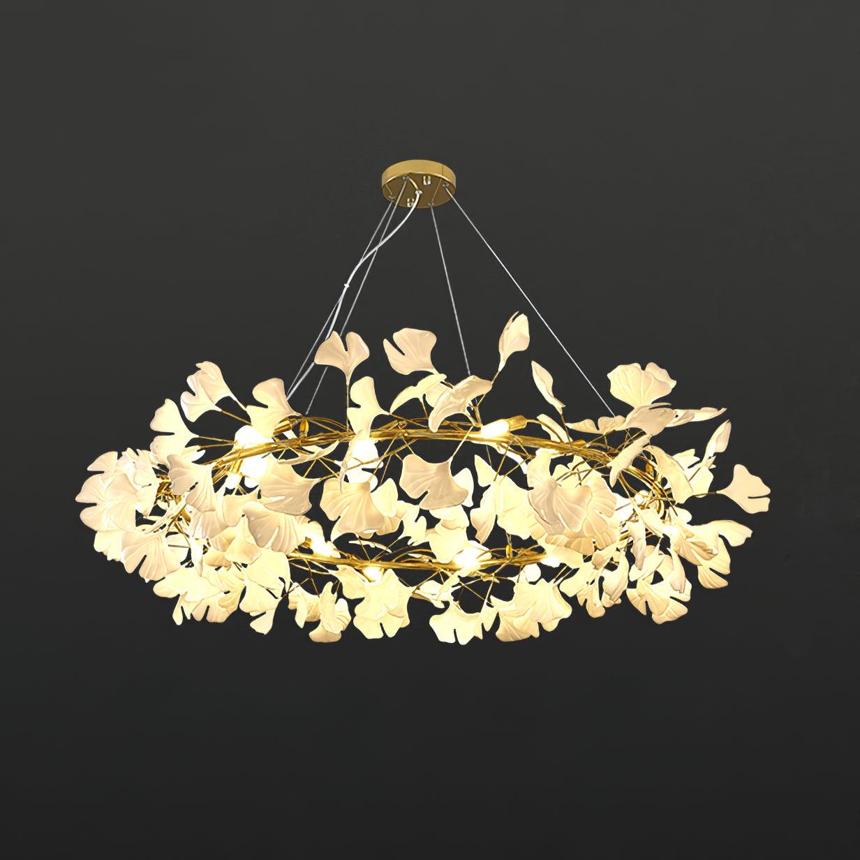 Gingko Gasolier Chandelier O