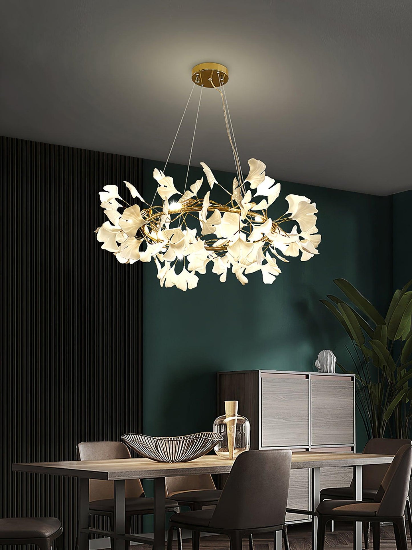 Gingko Gasolier Chandelier O