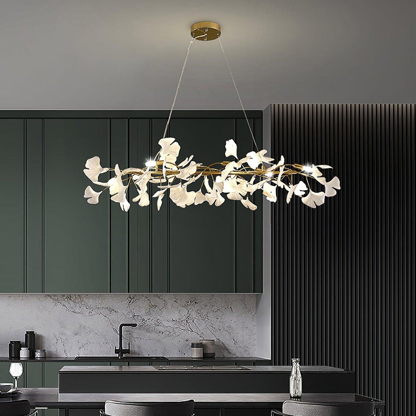 Gingko Candelabrum Chandelier M