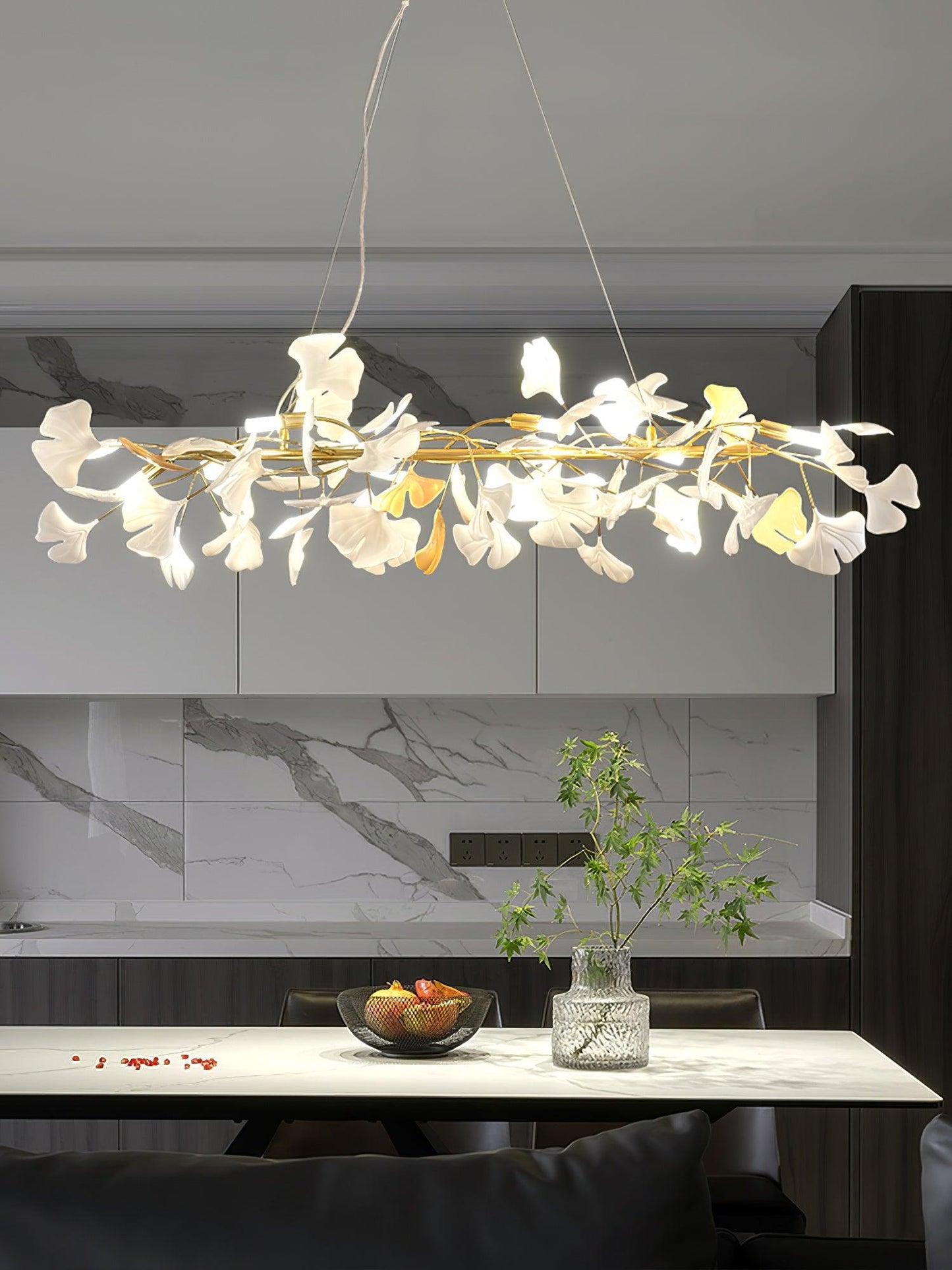 Gingko Candelabrum Chandelier M