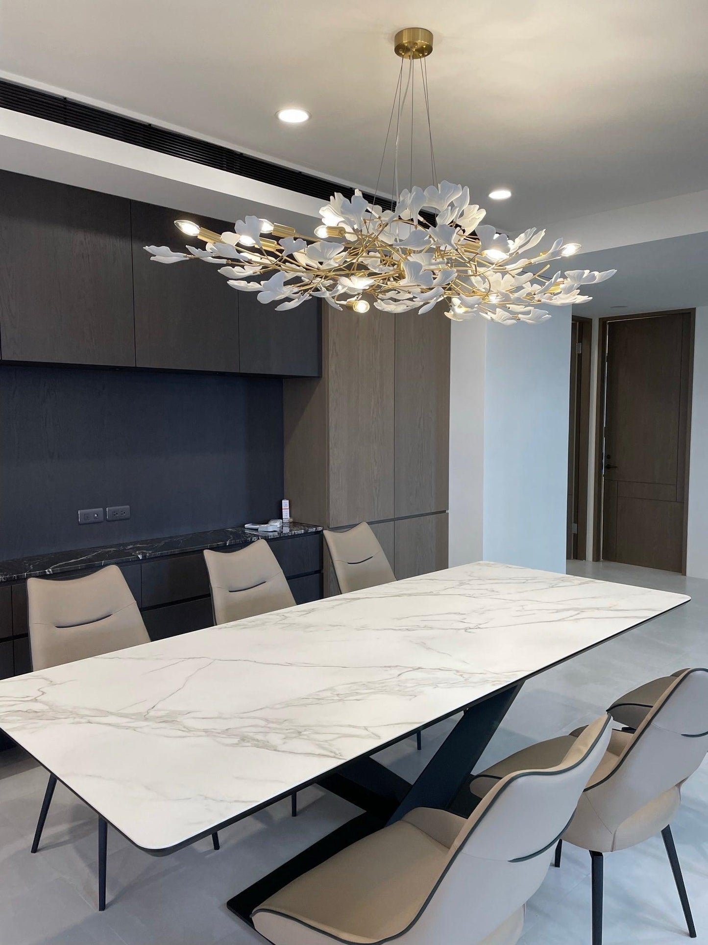 Gingko Ceiling fixture Chandelier N