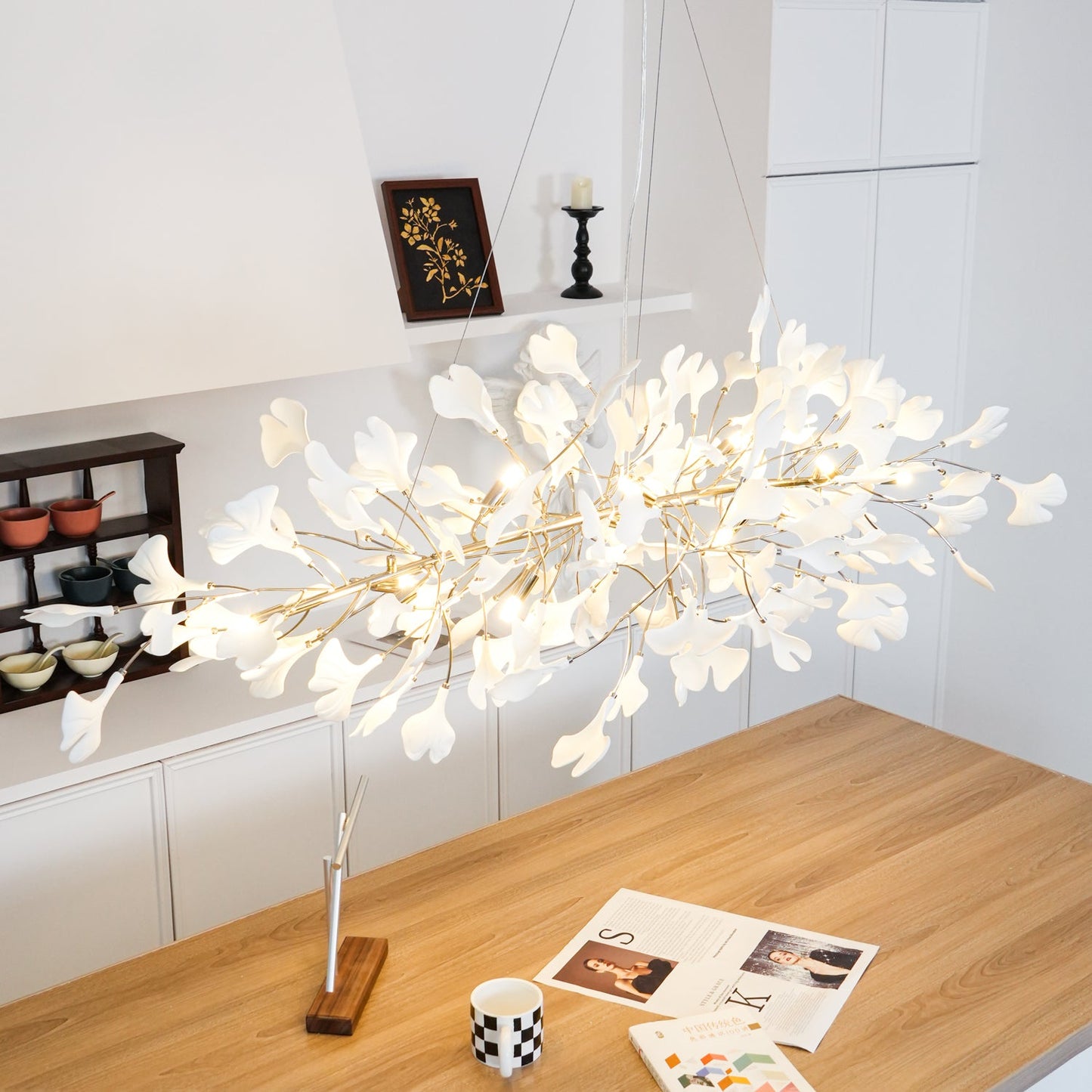 Gingko Ceiling fixture Chandelier N