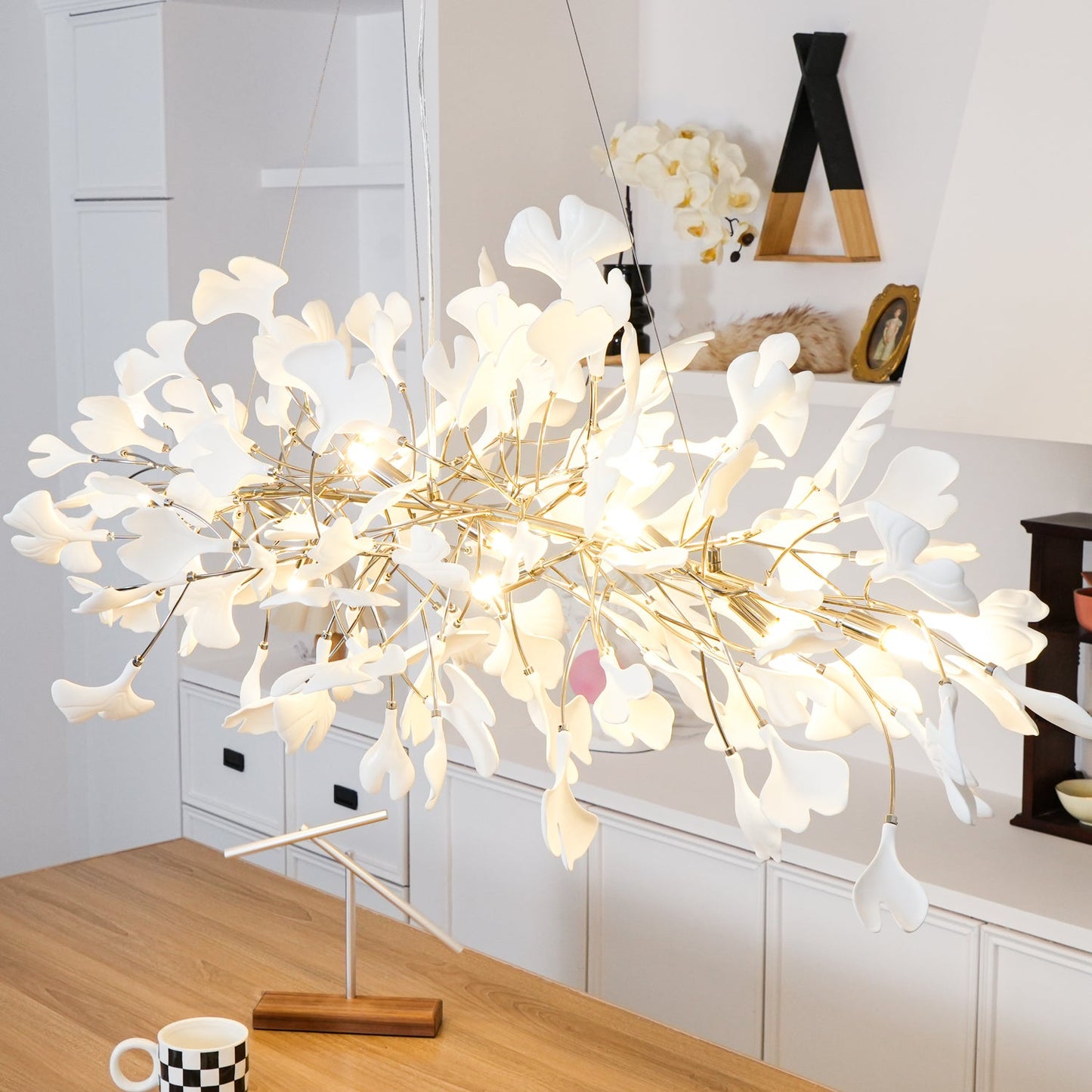 Gingko Ceiling fixture Chandelier N