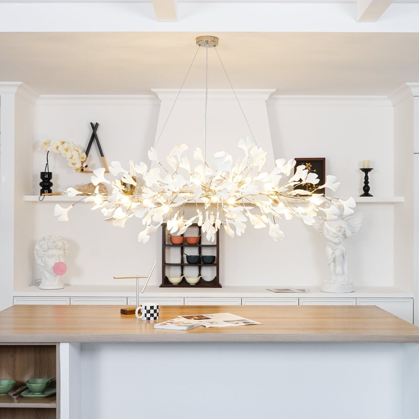 Gingko Ceiling fixture Chandelier N