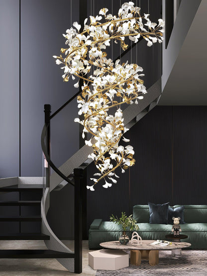 Gingko Crown Chandelier Q