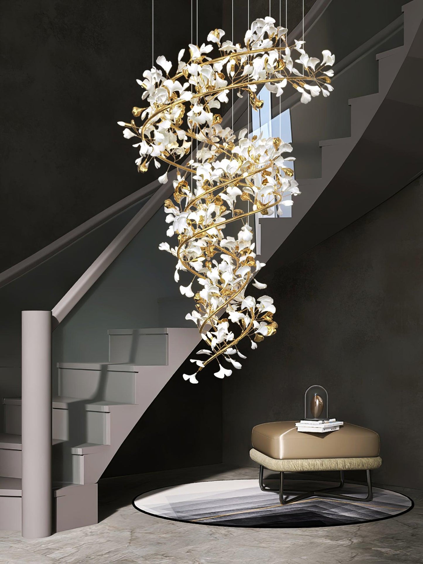 Gingko Crown Chandelier Q