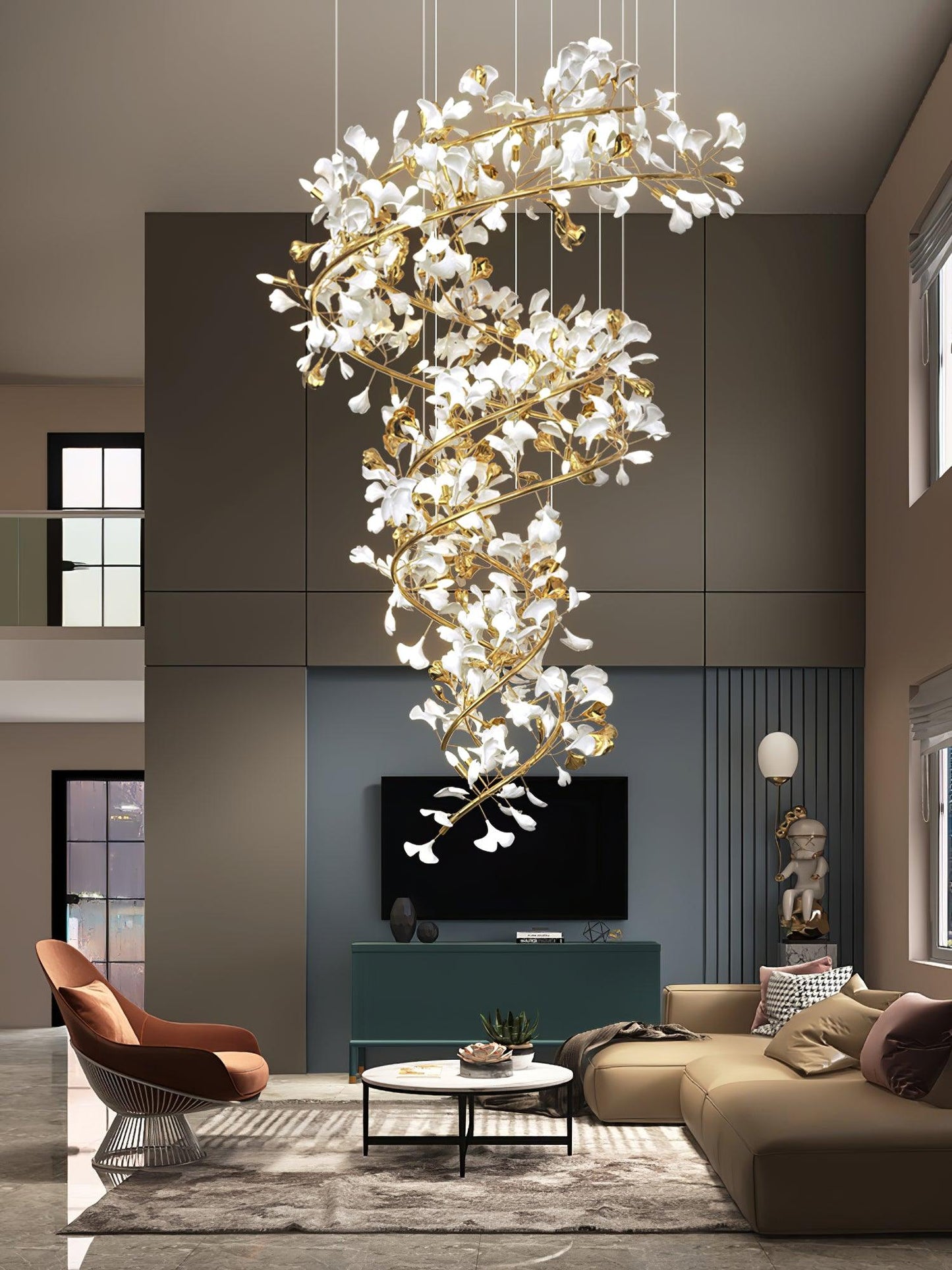 Gingko Crown Chandelier Q