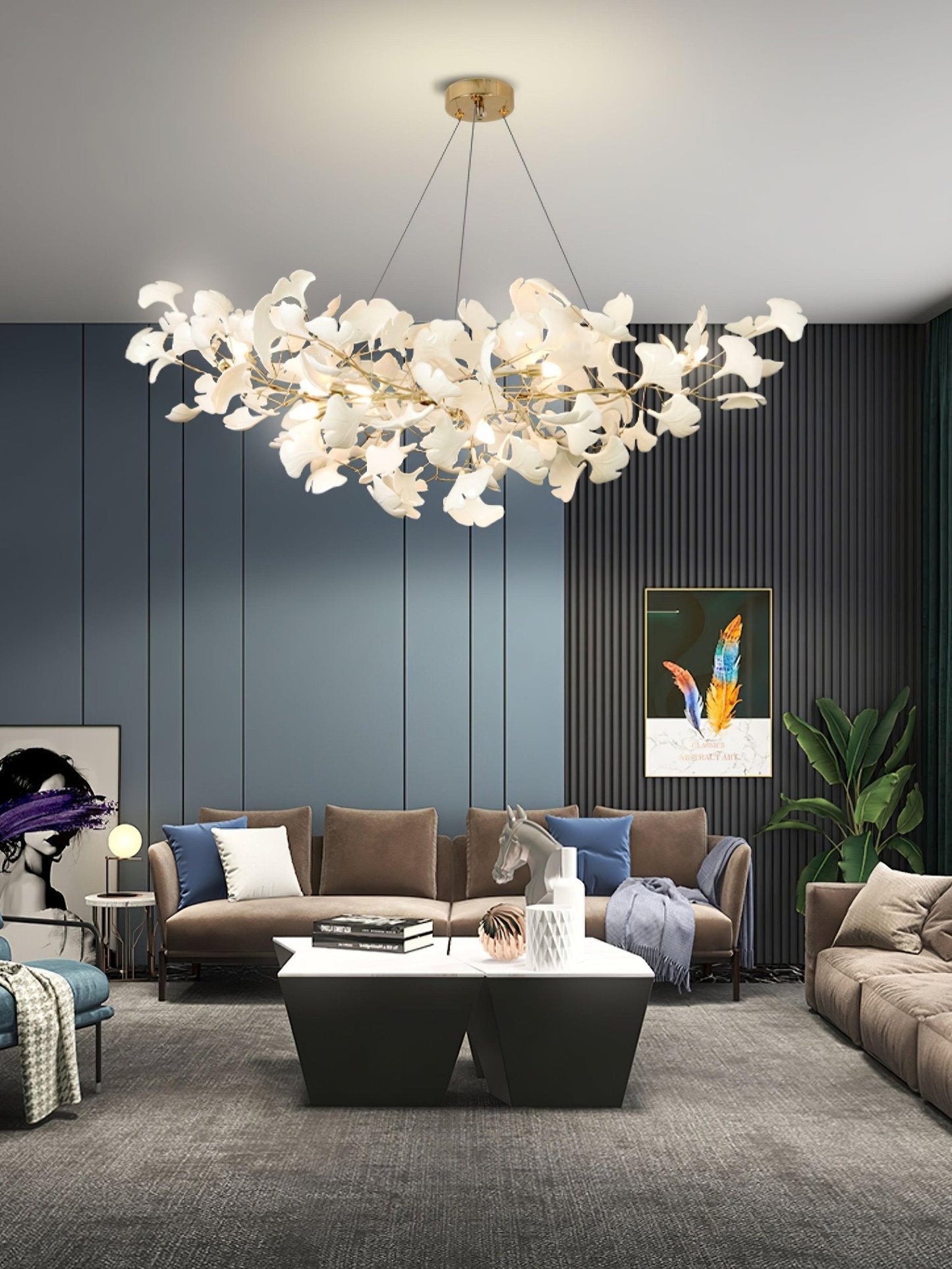 Gingko Ceiling fixture Chandelier S