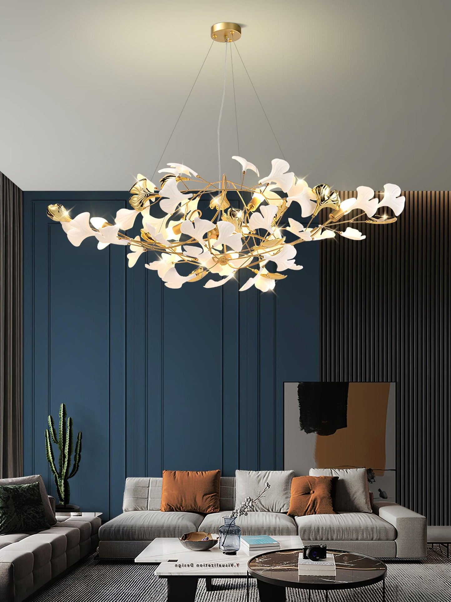 Gingko Ceiling fixture Chandelier S