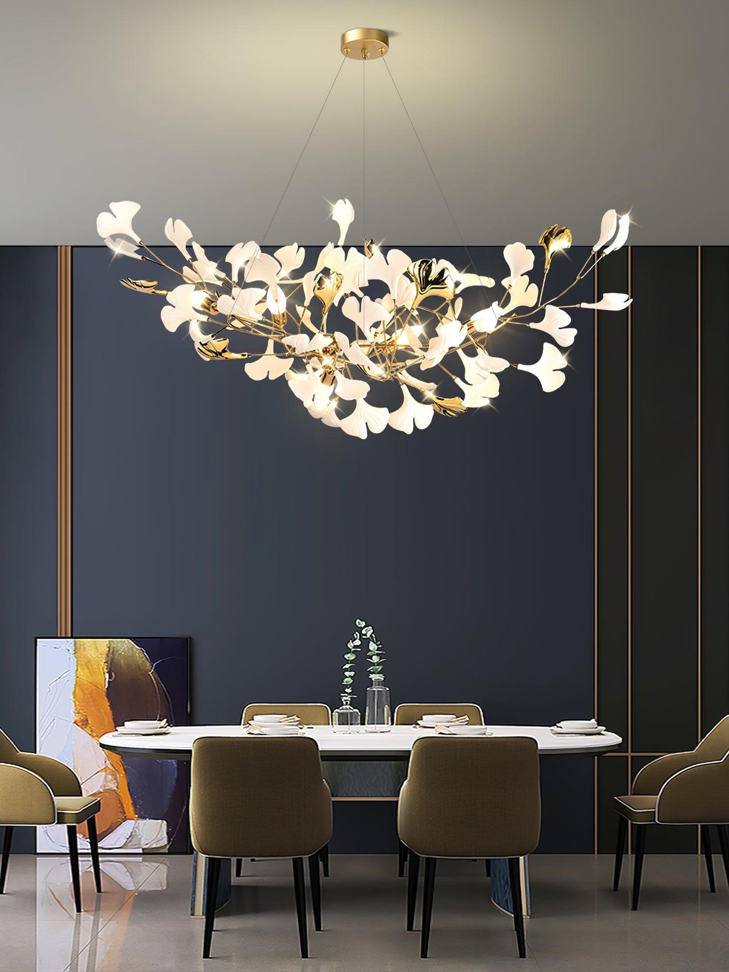 Gingko Ceiling fixture Chandelier S