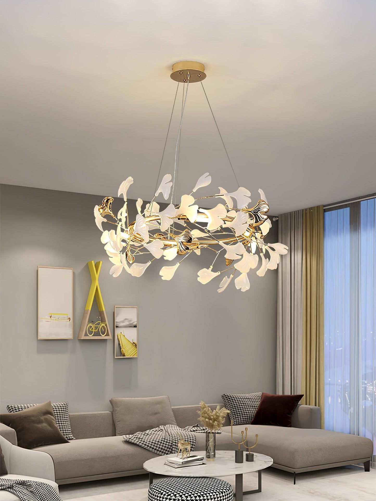 Gingko Electrolier Chandelier T