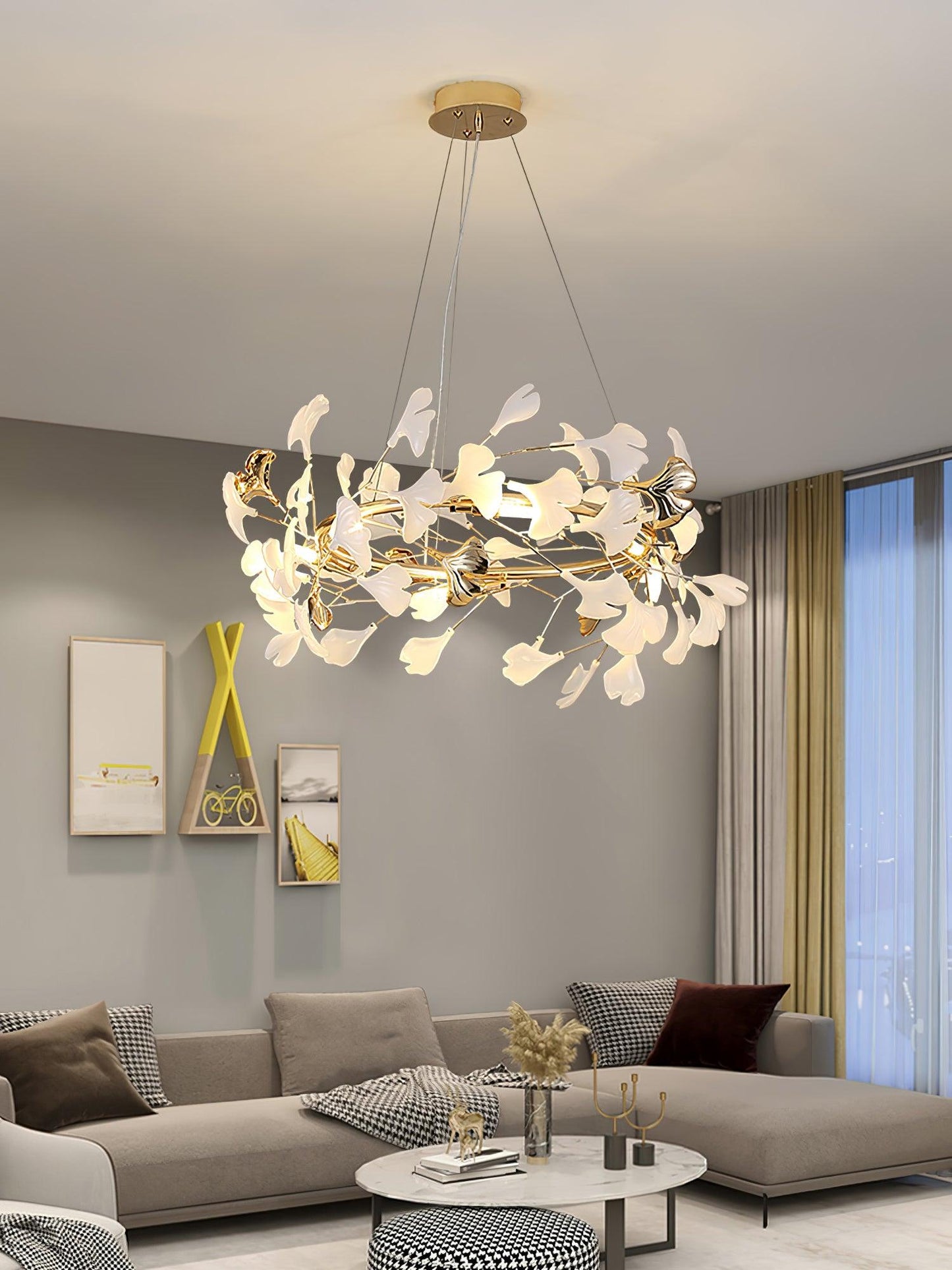 Gingko Electrolier Chandelier T