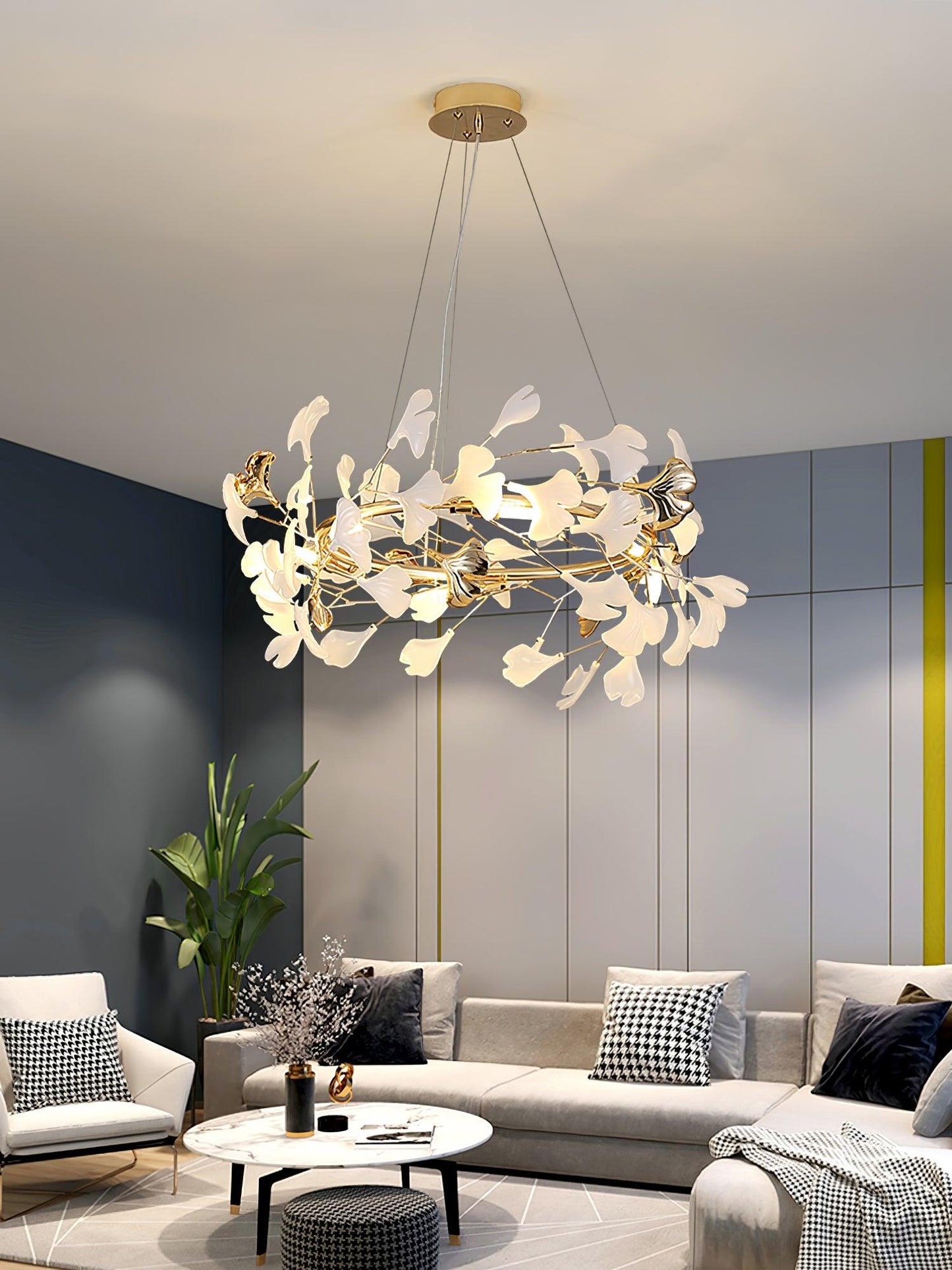 Gingko Electrolier Chandelier T