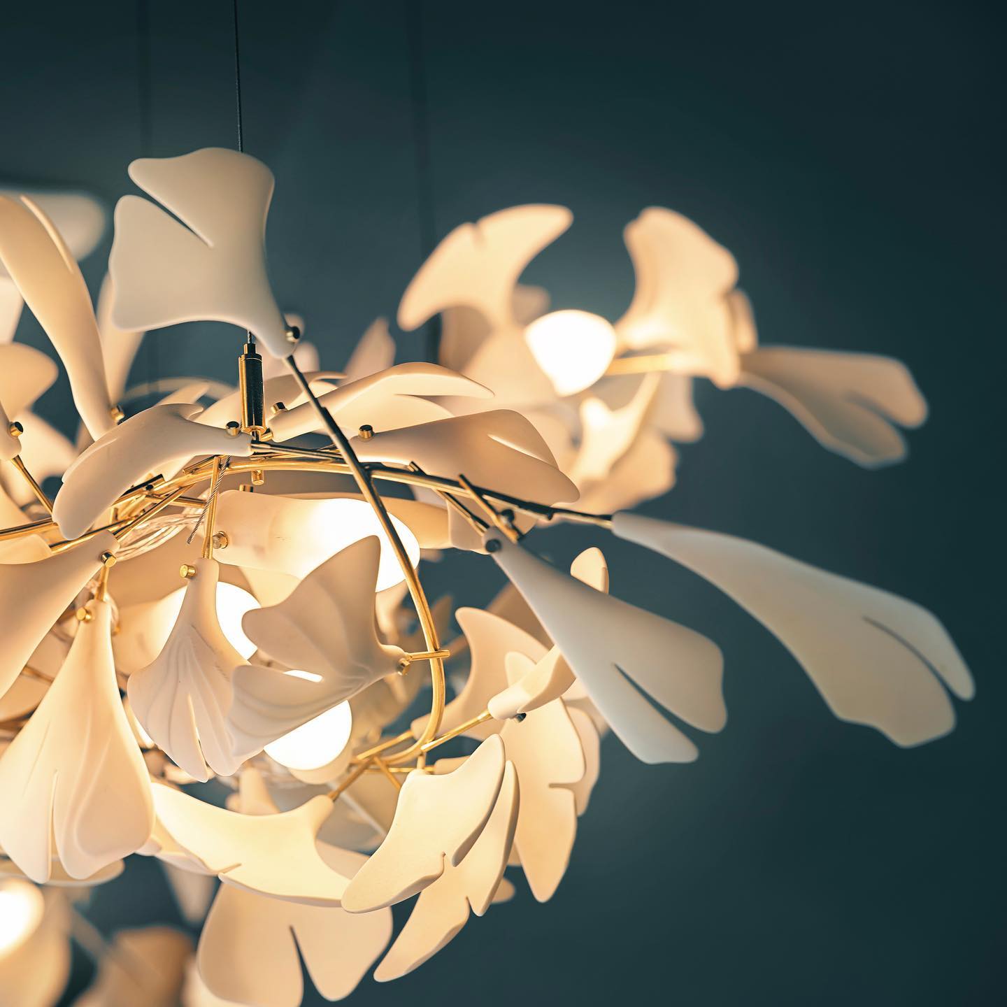 Gingko Leaves Ceiling fixture Chandelier