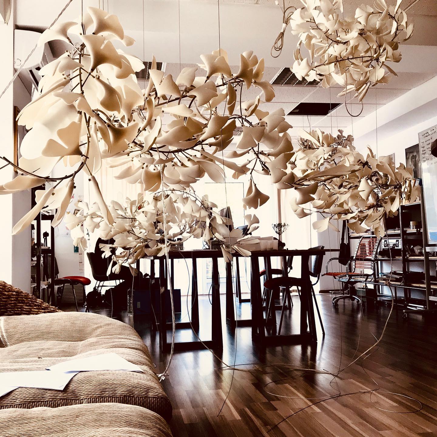 Gingko Leaves Ceiling fixture Chandelier