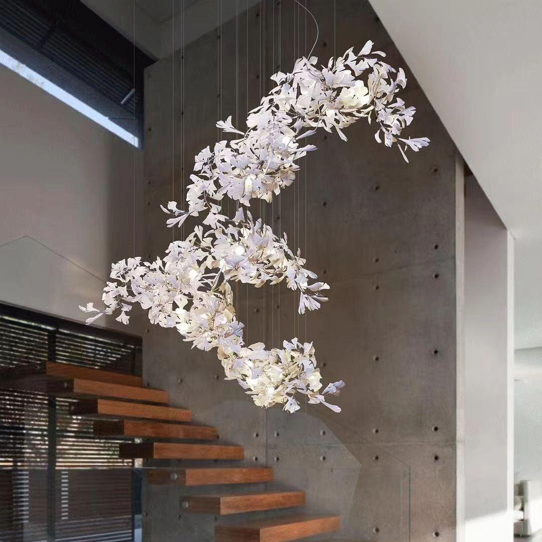 Gingko Ceiling fixture Chandelier F