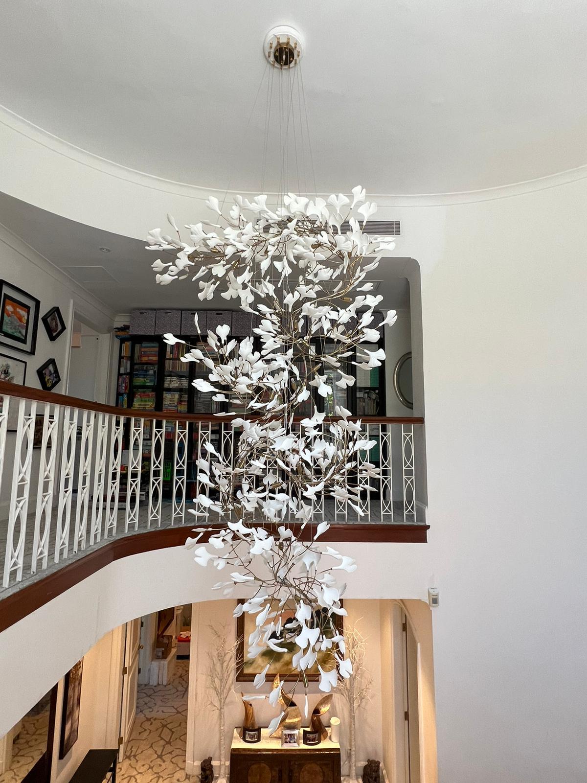 Gingko Ceiling fixture Chandelier F