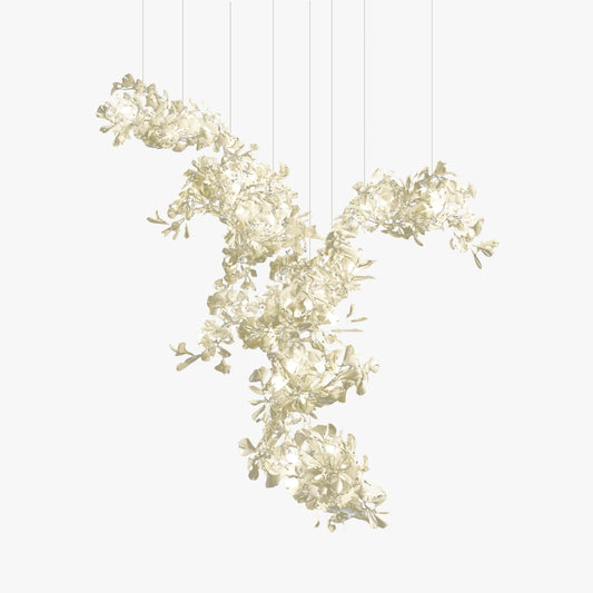 Gingko Combination Gasolier Chandelier