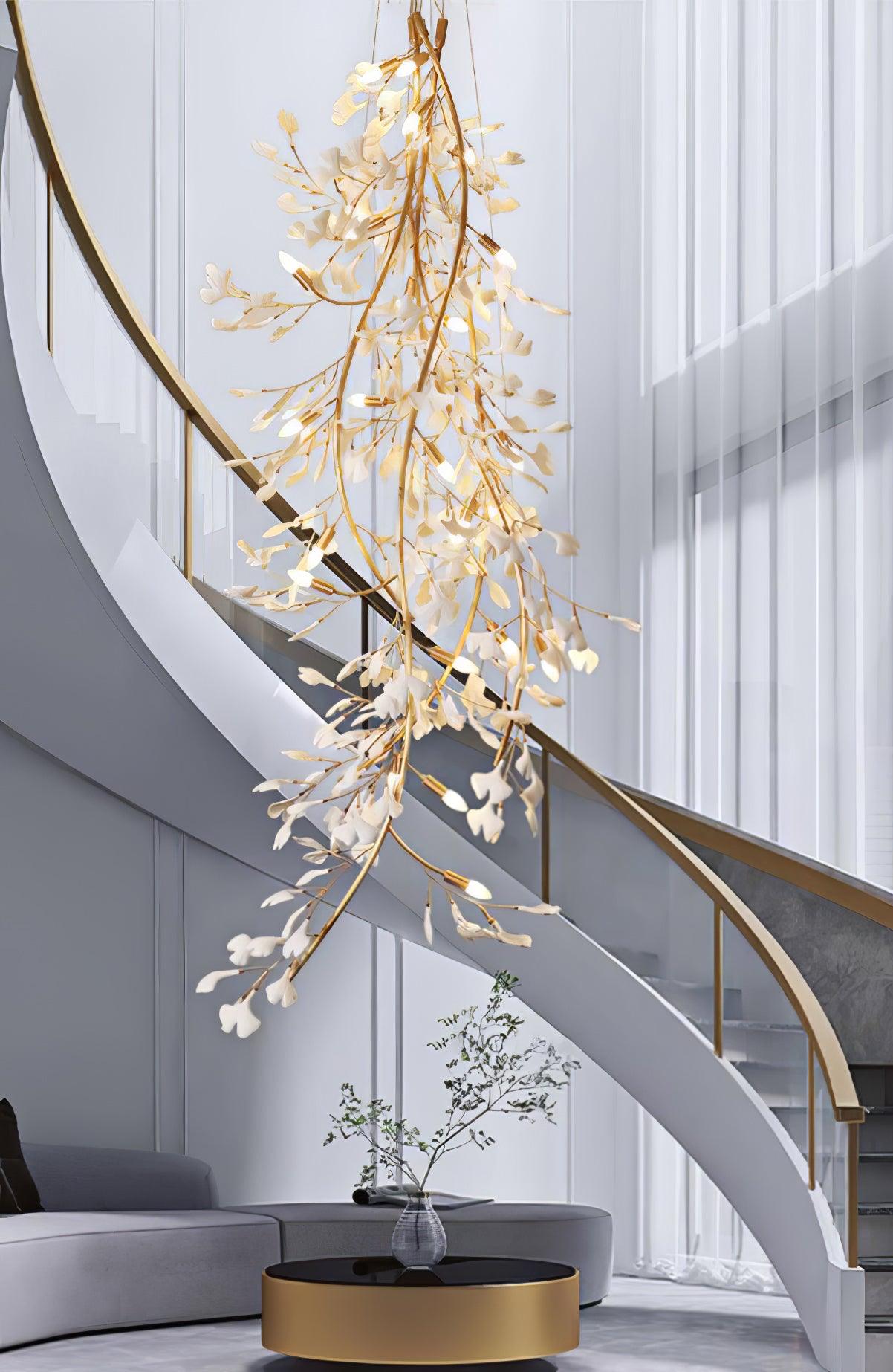 Gingko Long Branch Pendant light Chandelier